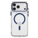 Spigen Ultra Hybrid Optik S MagSafe Case for iPhone 18 Pro Max / 17 Pro Max - Clear Navy Blue
