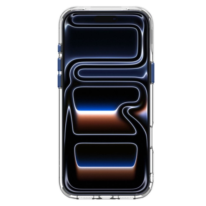 Spigen Ultra Hybrid Optik S MagSafe Case for iPhone 18 Pro Max / 17 Pro Max - Clear Navy Blue