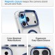 Spigen Ultra Hybrid Optik S MagSafe Case for iPhone 18 Pro Max / 17 Pro Max - Clear Navy Blue