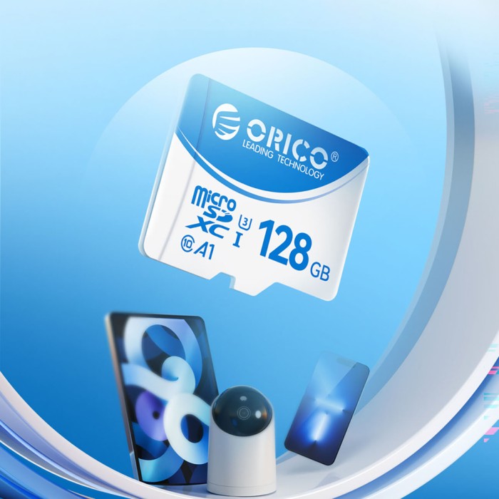 SD memory card + adapter 128GB