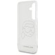 Case Karl Lagerfeld Rhinestones Karl Head Logo Samsung Galaxy S25 transparent