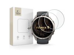 Tech-Protect Glass Fit+ 2-Pack Tempered Glass for Garmin Fenix ​​9 Pro 51mm