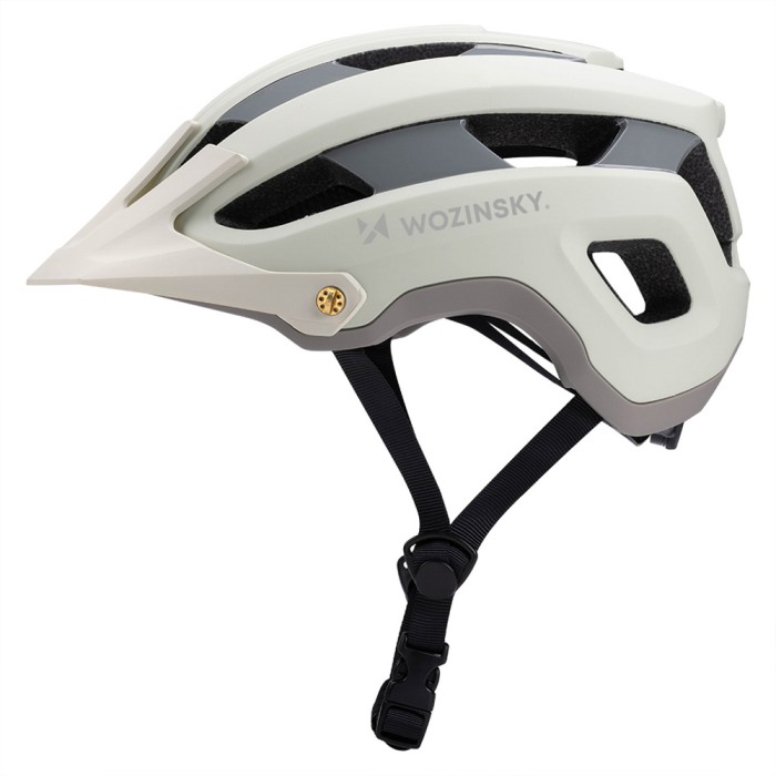 Wozinsky MTB bicycle helmet with a removable visor, lightweight, L - pastel green - OUTLET
