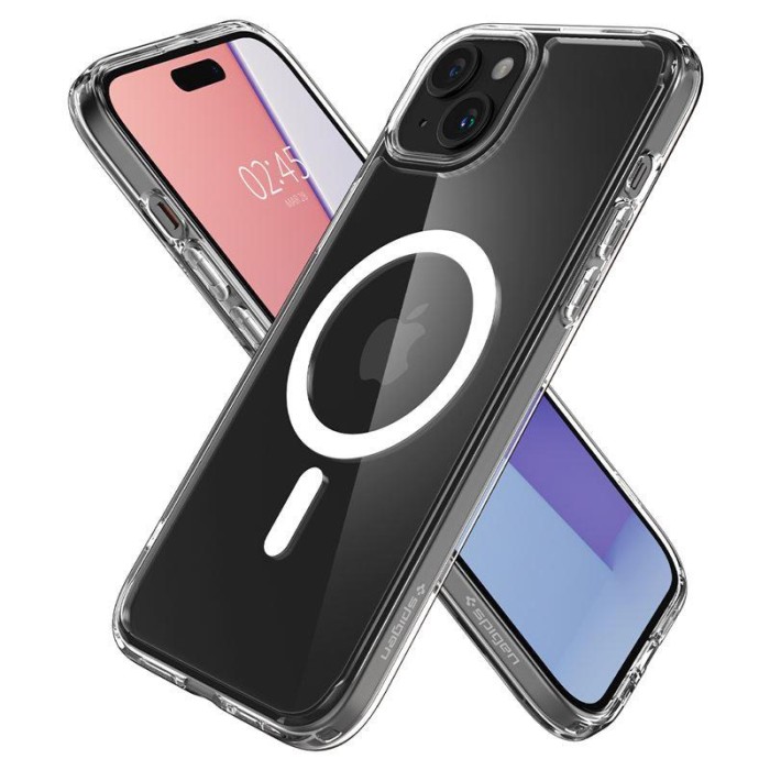 Spigen Crystal Hybrid MagSafe iPhone 15 Plus Case - Clear - OUTLET
