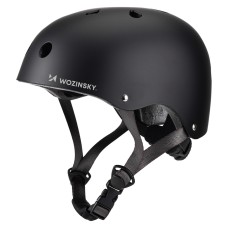 Wozinsky Lightweight BMX/Scooter Helmet M - Black - OUTLET