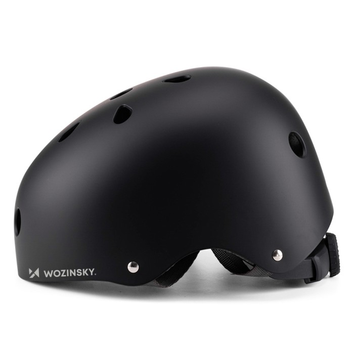 Wozinsky Lightweight BMX/Scooter Helmet M - Black - OUTLET