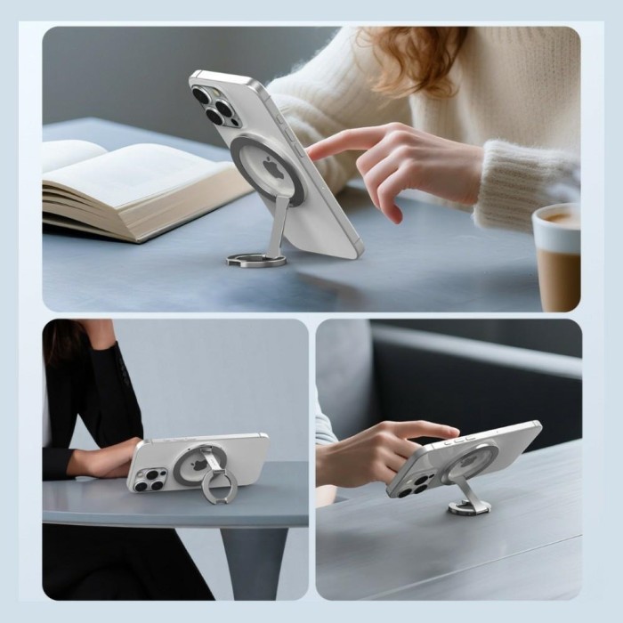 Ring SODI ST04 double-sided magnetic with MagSafe - silver