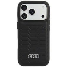 Audi GT Synthetic Leather MagSafe Case for iPhone 18 Pro / 17 Pro - Black