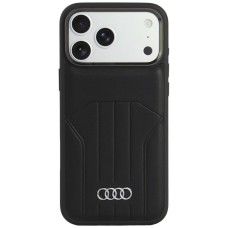 Audi Synthetic Leather Case MagSafe for iPhone 18 Pro Max / 17 Pro Max - Black