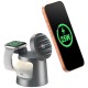 SODI 3-in-1 Wireless Charger with Night Light 25W W108A - Gray