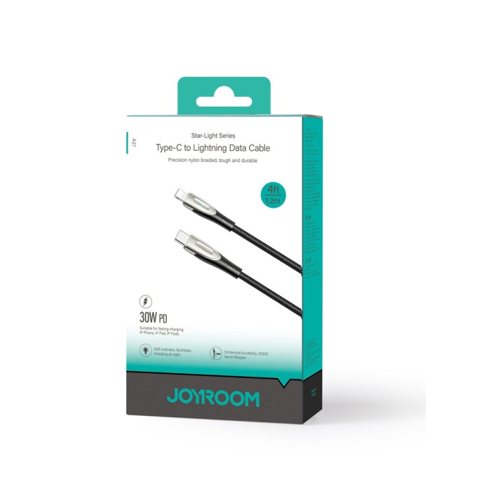Joyroom Pioneer Series SA31-CL3 USB-C / Lightning 30W 1.2m cable - black - OUTLET