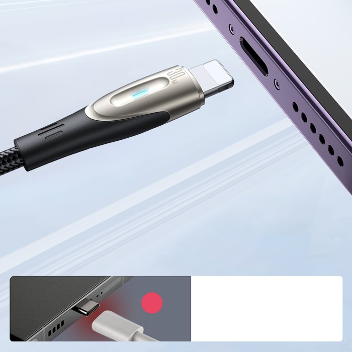 Joyroom Pioneer Series SA31-CL3 USB-C / Lightning 30W 1.2m cable - black - OUTLET