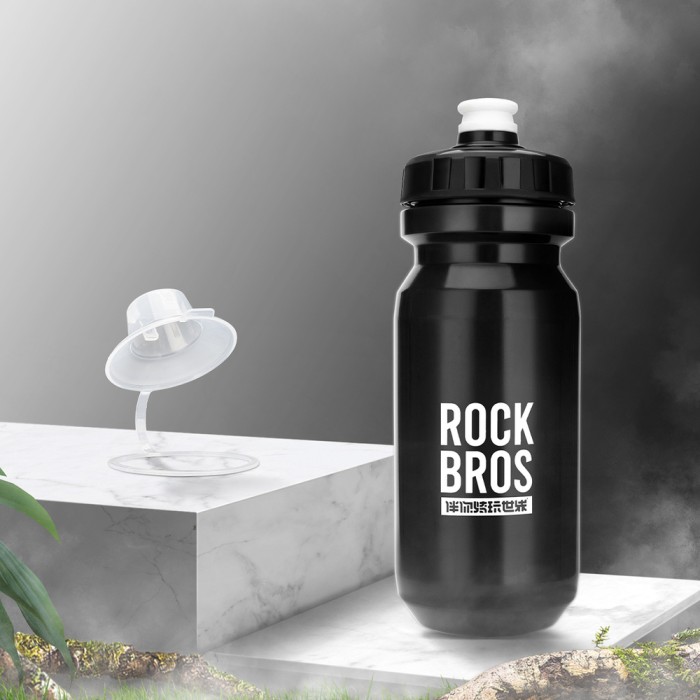 Rockbros 600 ml Bike Bottle - Black - OUTLET