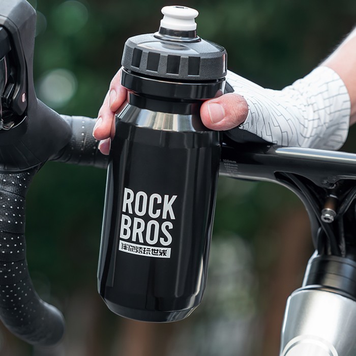 Rockbros 600 ml Bike Bottle - Black - OUTLET