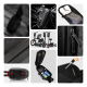 Wozinsky Waterproof Scooter Handlebar Bag 4L Black (WSB2BK) - OUTLET