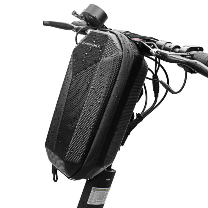 Wozinsky Waterproof Scooter Handlebar Bag 4L Black (WSB2BK) - OUTLET