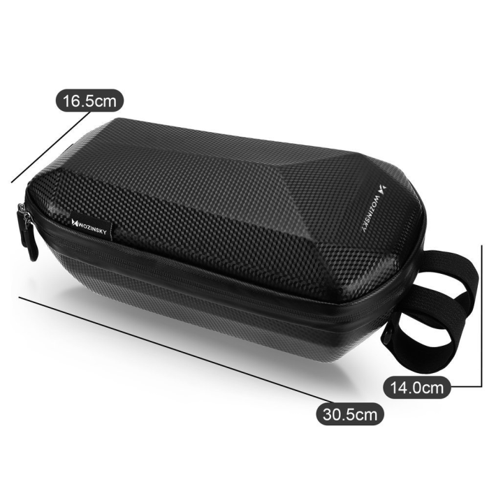 Wozinsky Waterproof Scooter Handlebar Bag 4L Black (WSB2BK) - OUTLET