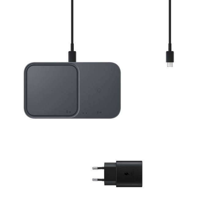 Samsung Duo EP-P5400TBEGEU 15W inductive charger with mains charger and power cable - black - OUTLET