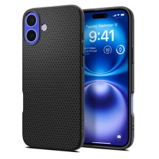 Spigen Liquid Air Case for iPhone 16 Plus - Black - OUTLET