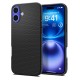 Spigen Liquid Air Case for iPhone 16 Plus - Black - OUTLET