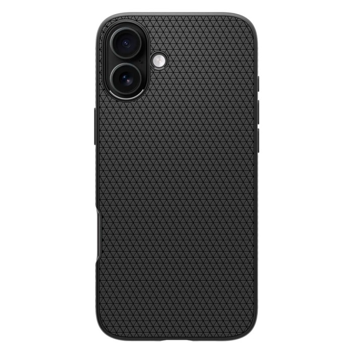 Spigen Liquid Air Case for iPhone 16 Plus - Black - OUTLET