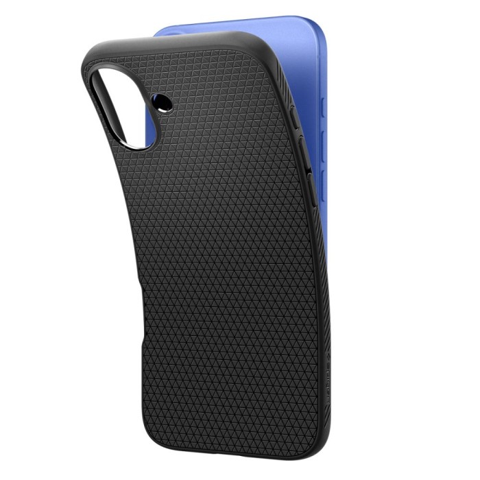 Spigen Liquid Air Case for iPhone 16 Plus - Black - OUTLET