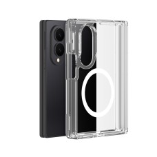 Dux Ducis Clin Mag Case for Samsung Galaxy Z Fold 8 Wide Compatible with MagSafe - Transparent