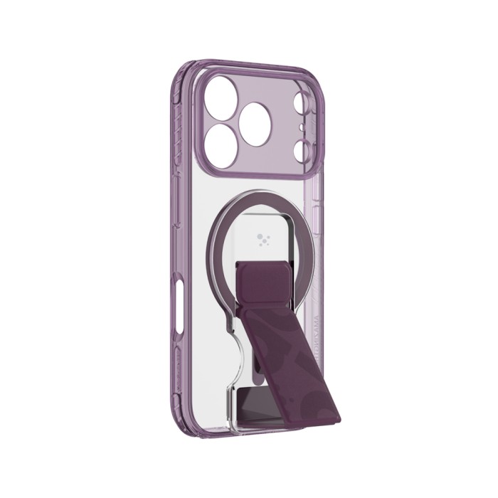 AmazingThing Titan Pro Lens Stand Set for iPhone 18 Pro Max with Magnetic Holder and Stand, Compatible with MagSafe - Purple