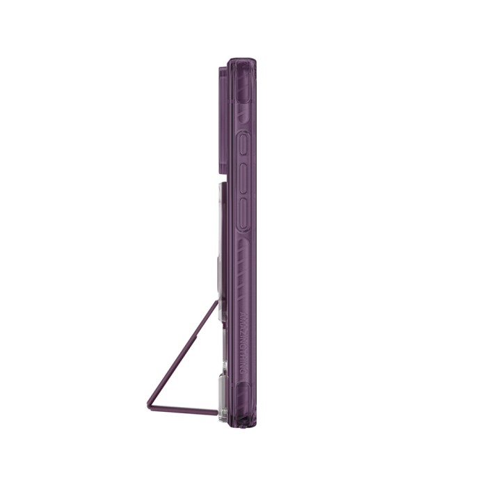 AmazingThing Titan Pro Lens Stand Set for iPhone 18 Pro Max with Magnetic Holder and Stand, Compatible with MagSafe - Purple