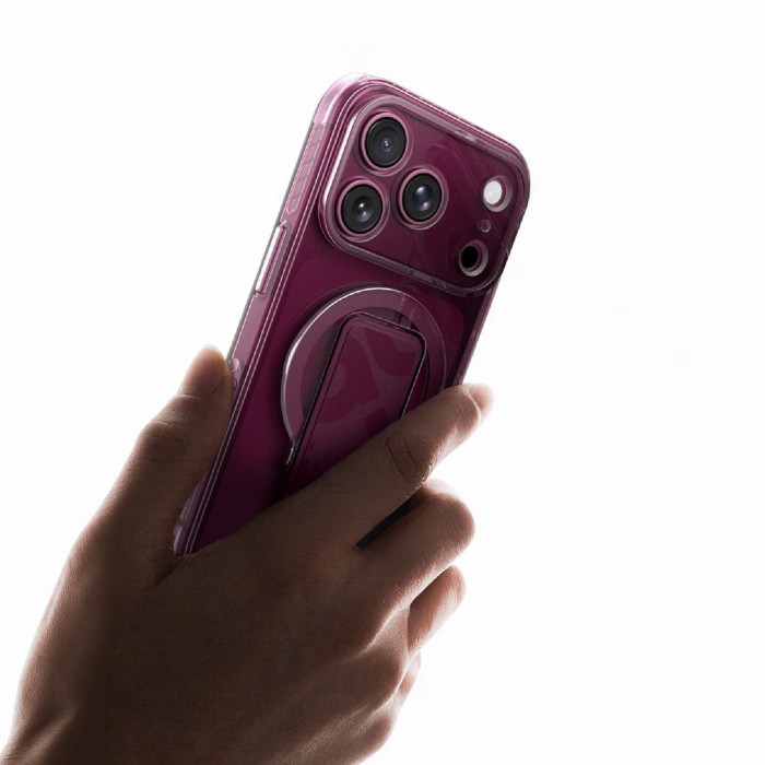 AmazingThing Titan Pro Lens Stand Set for iPhone 18 Pro Max with Magnetic Holder and Stand, Compatible with MagSafe - Purple