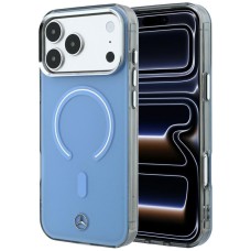 Mercedes Double Layer Iconic Logo MagSafe Case for iPhone 18 Pro Max / 17 Pro Max - Blue