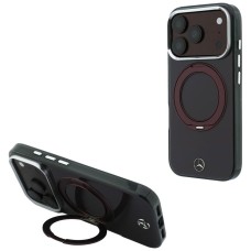 Mercedes Ring Stand Iconic Logo MagSafe case for iPhone 18 Pro / 17 Pro - burgundy