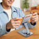 Orico PS2 foldable phone stand, 360° rotating - silver
