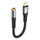 Orico AXC-02 USB-C to 3.5 mm jack audio cable 20 cm - black