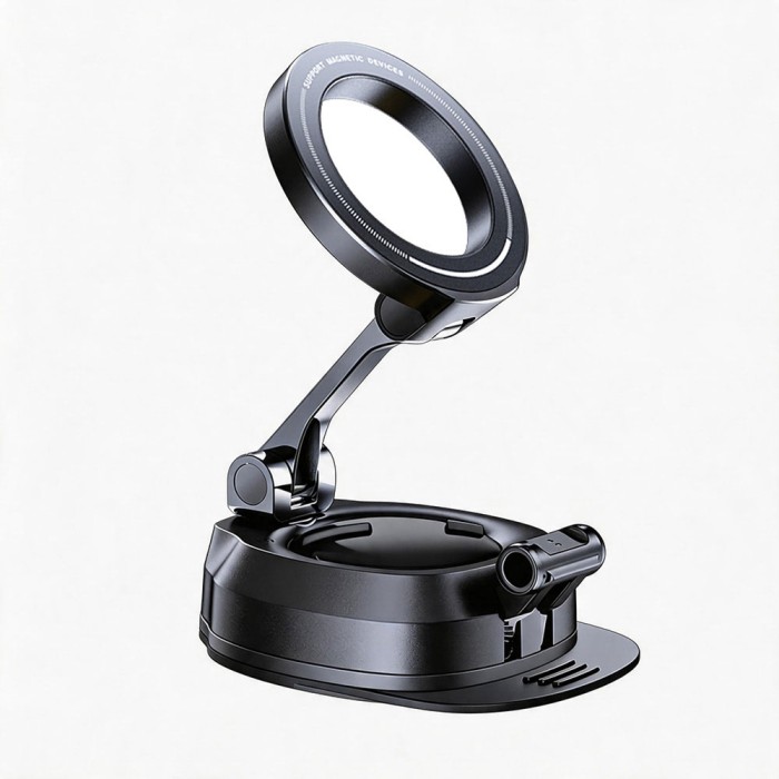 Wozinsky WUS-CZ37 Magnetic 360° Dashboard Car Mount - Black