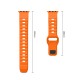 Tech-Protect Silicone Line Strap for Apple Watch 44 / 45 / 46 / 49 mm - Orange