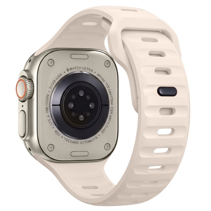 Tech-Protect Silicone Line Strap for Apple Watch 44 / 45 / 46 / 49 mm - Beige