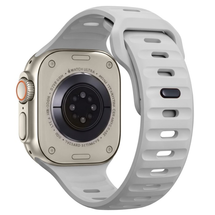 Tech-Protect Silicone Line Strap for Apple Watch 44 / 45 / 46 / 49 mm - Gray