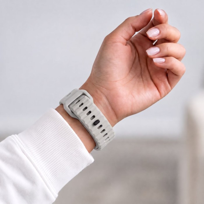 Tech-Protect Silicone Line Strap for Apple Watch 44 / 45 / 46 / 49 mm - Gray