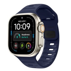 Tech-Protect Silicone Line Strap for Apple Watch 44 / 45 / 46 / 49 mm - Navy Blue