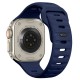 Tech-Protect Silicone Line Strap for Apple Watch 44 / 45 / 46 / 49 mm - Navy Blue