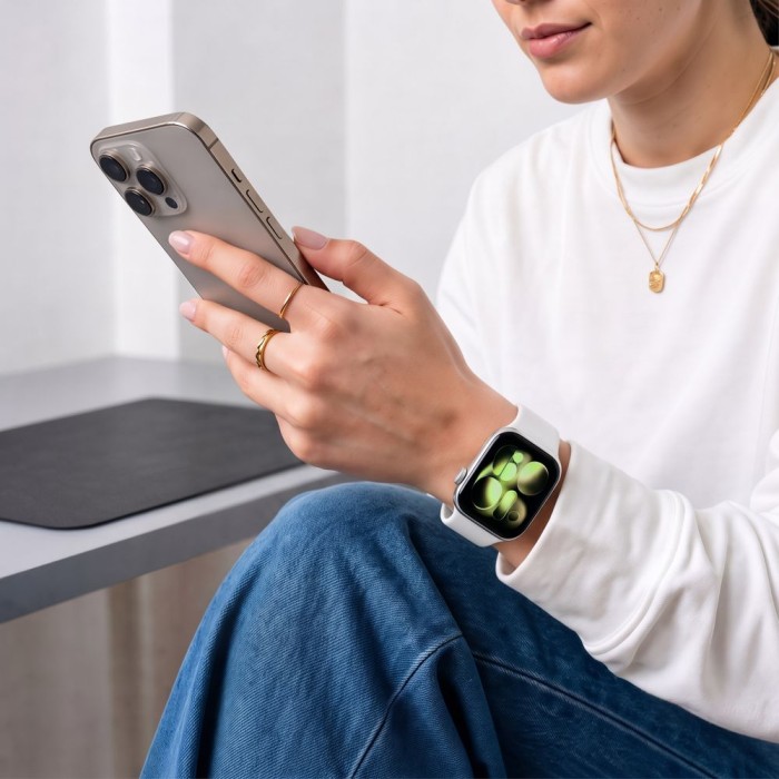 Tech-Protect Silicone Strap for Apple Watch 40 / 41 / 42 mm - White