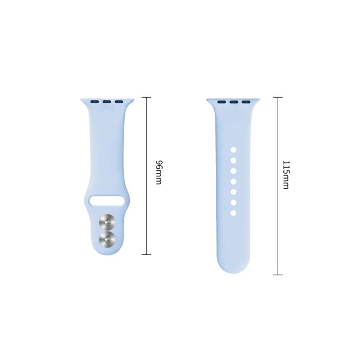 Tech-Protect Silicone strap for Apple Watch 40 / 41 / 42 mm - light blue