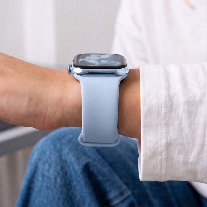 Tech-Protect Silicone strap for Apple Watch 40 / 41 / 42 mm - light blue