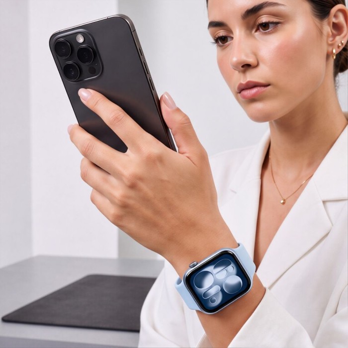 Tech-Protect Silicone strap for Apple Watch 40 / 41 / 42 mm - light blue