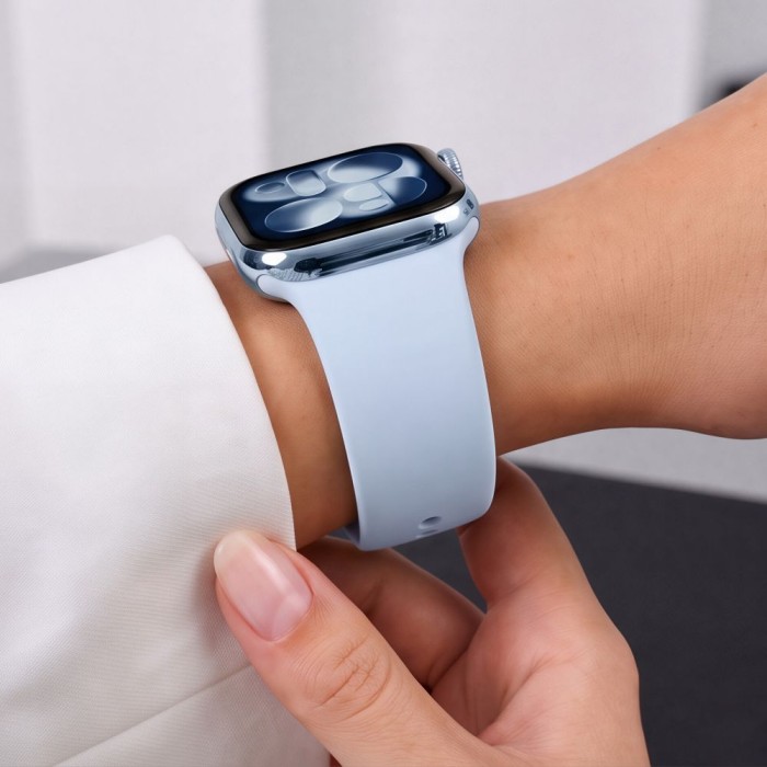 Tech-Protect Silicone strap for Apple Watch 40 / 41 / 42 mm - light blue