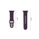 Tech-Protect Silicone strap for Apple Watch 40 / 41 / 42 mm - dark cherry