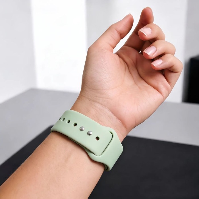 Tech-Protect Silicone Strap for Apple Watch 40/41/42 mm - Light Green