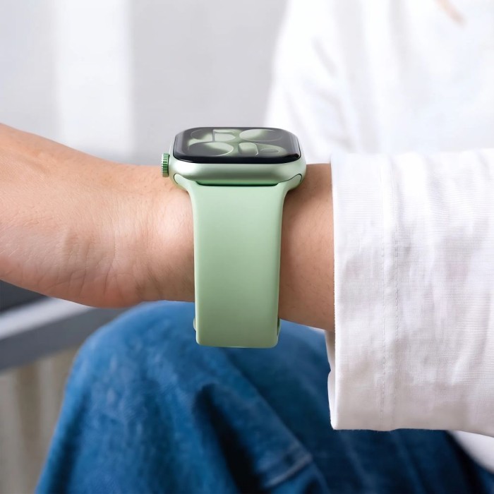 Tech-Protect Silicone Strap for Apple Watch 40/41/42 mm - Light Green