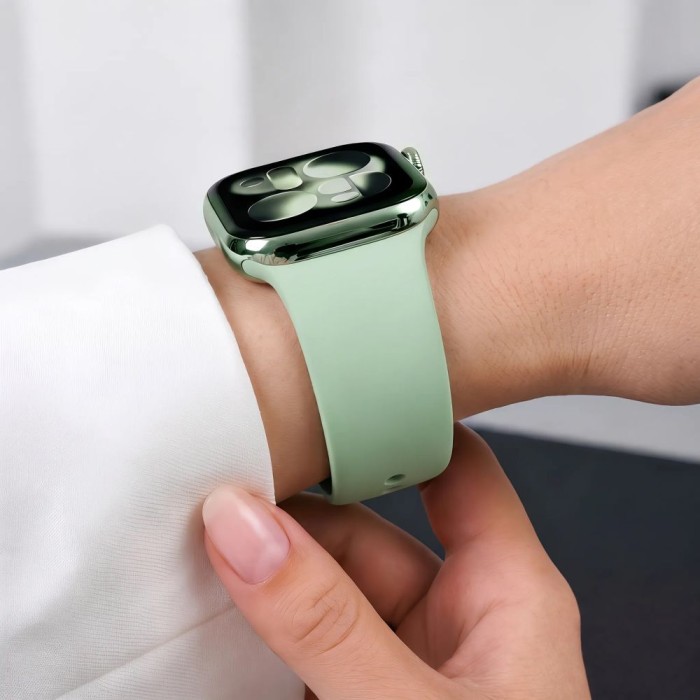 Tech-Protect Silicone Strap for Apple Watch 40/41/42 mm - Light Green